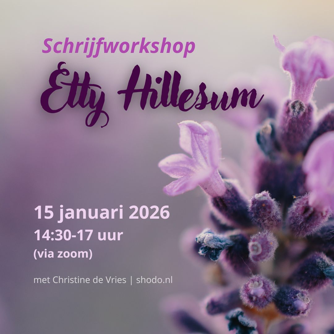 schrijfworkshop Etty Hillesum 15-1-2026